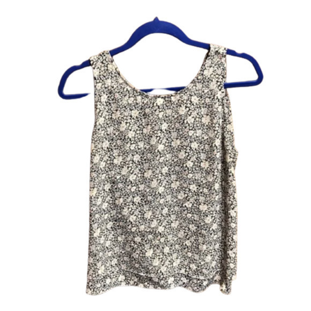 Chelsea28‎ Nordstrom Bloomingdales Floral Blouse Draped Back Work Professional